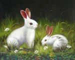 unknow artist Rabbit Germany oil painting art